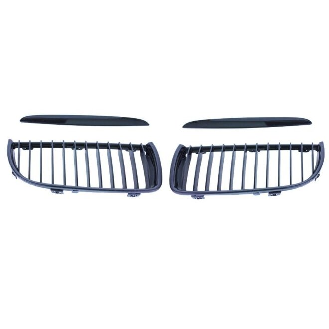 BMW E90 E91 Pre-LCI 3 Series High-gloss black kidney grille