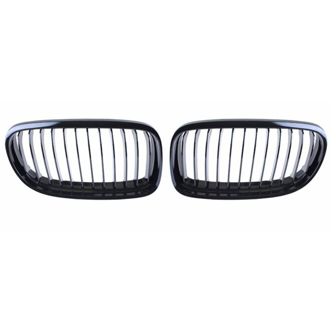 BMW E90 E91 Série 3 LCI Grelha renal em preto alto brilho