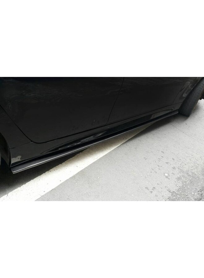 Carbon side skirt extension