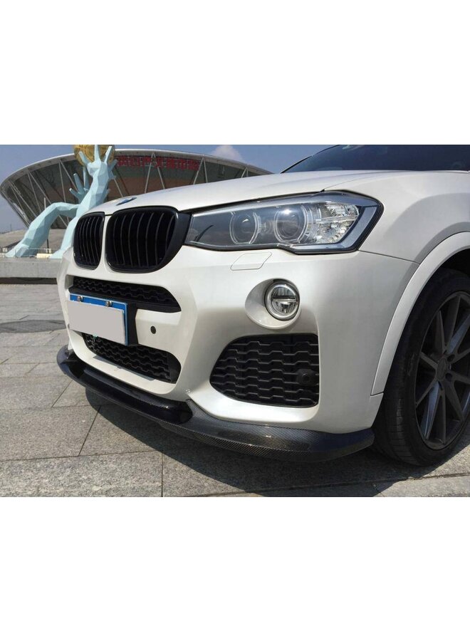 BMW X4 F26 Carbon 3DD Style front lip