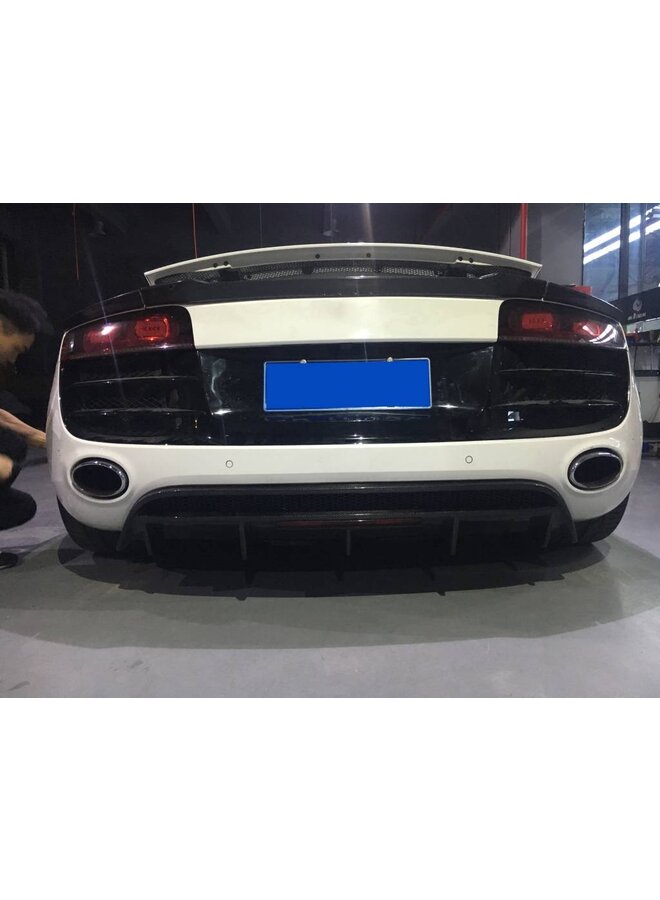 Diffusore in carbonio Audi R8 V8 V10