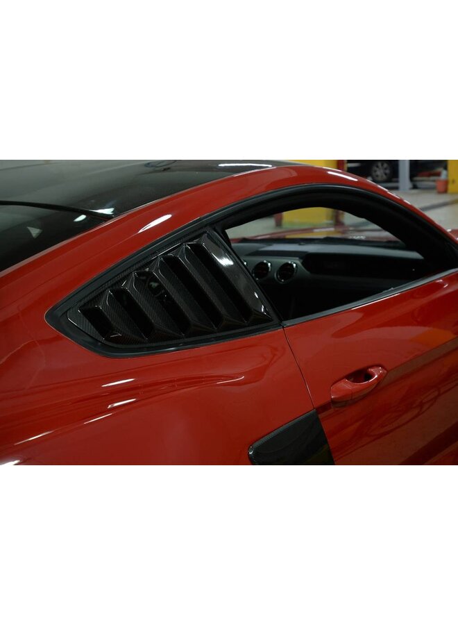 Cache de ventilation de vitre carbone Ford Mustang