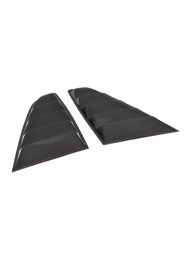 Carbon window air vent cover Ford Mustang