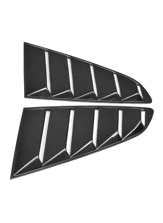 Carbon window air vent cover Ford Mustang