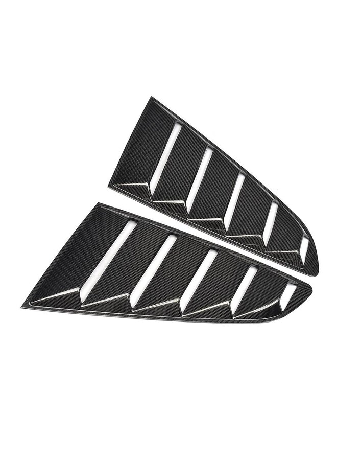 Carbon window air vent cover Ford Mustang