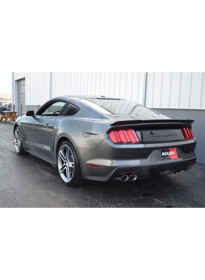 Carbon Roush style spoiler Ford Mustang