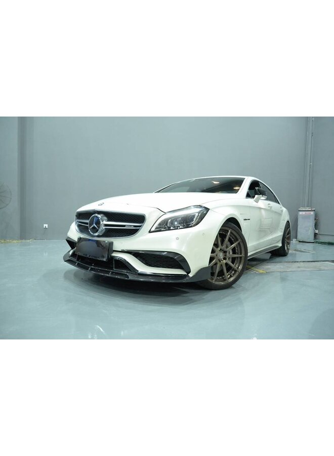 Carbon B Style front lip Mercedes CLS63