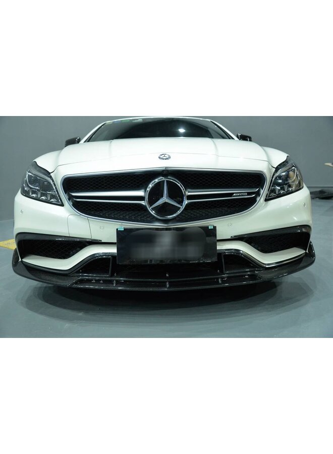 Carbon B Style front lip Mercedes CLS63