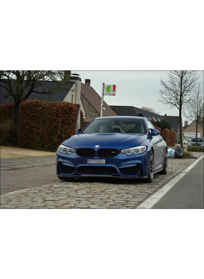 Lèvre avant style Varis en carbone BMW F8x M3/M4