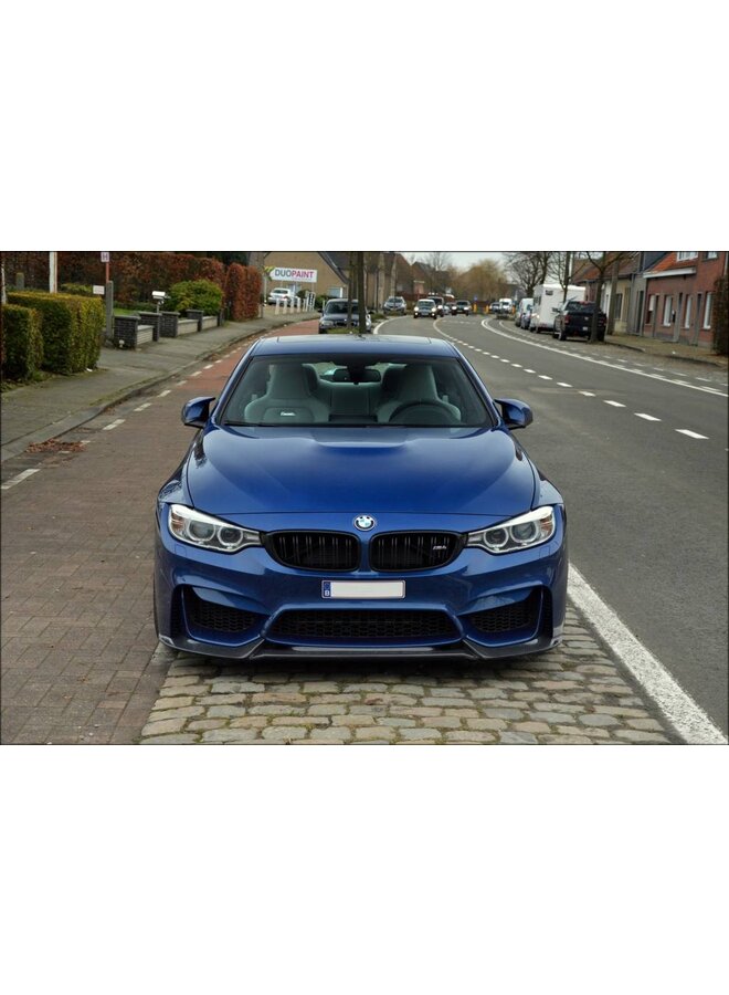 Labio delantero estilo Varis de carbono BMW F8x M3/M4