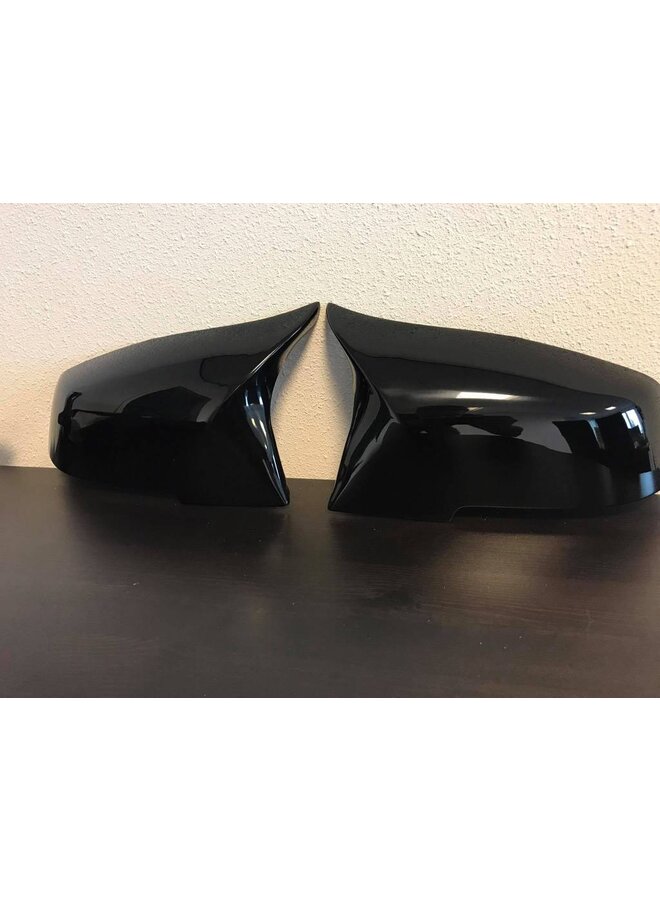 High-gloss black M4 style mirror cover BMW 1 2 3 4 Series F20 F22 F30 F32