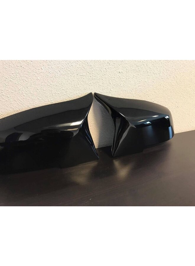 High-gloss black M4 style mirror cover BMW 1 2 3 4 Series F20 F22 F30 F32