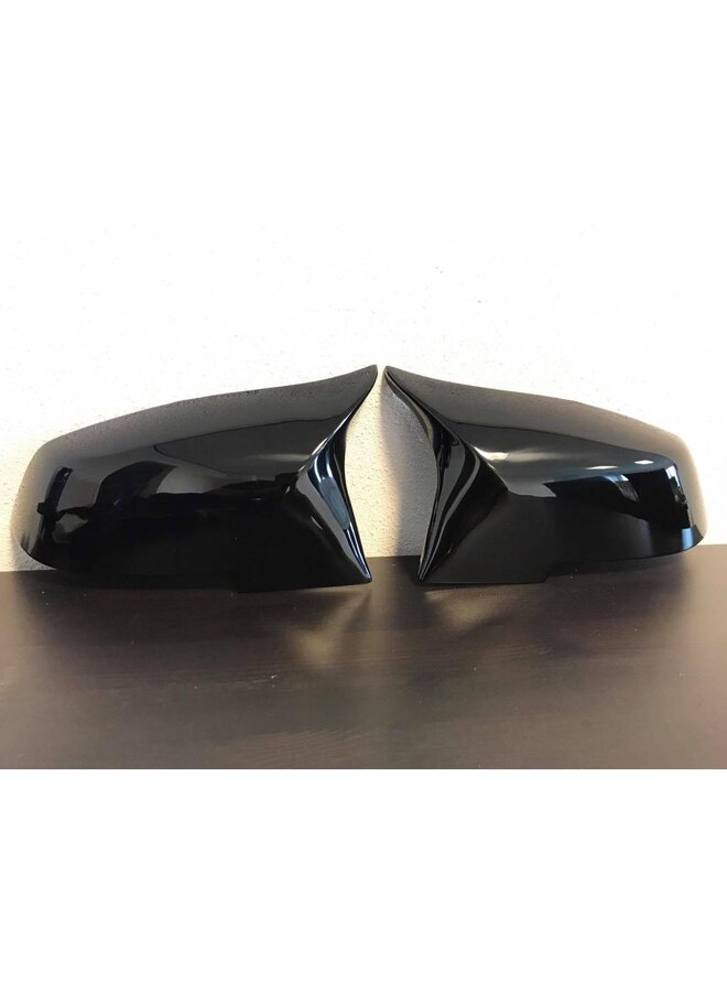 High-gloss black M4 style mirror cover BMW 1 2 3 4 Series F20 F22 F30 F32