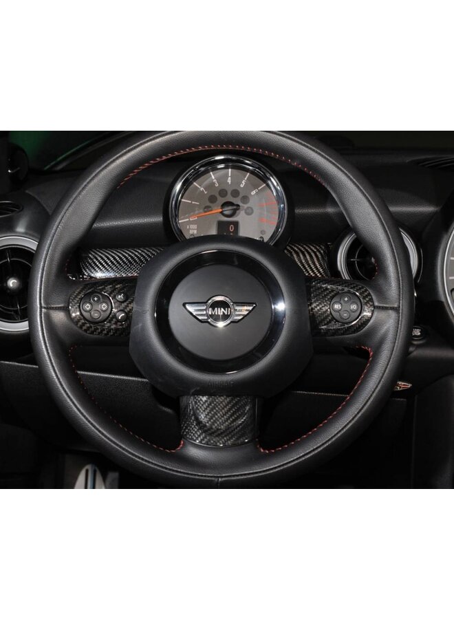 Carbon steering wheel trim Mini Cooper R55 R56 R60