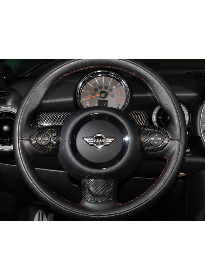 Carbon handlebar trim covers Mini Cooper R55 R56 R60 JH Parts