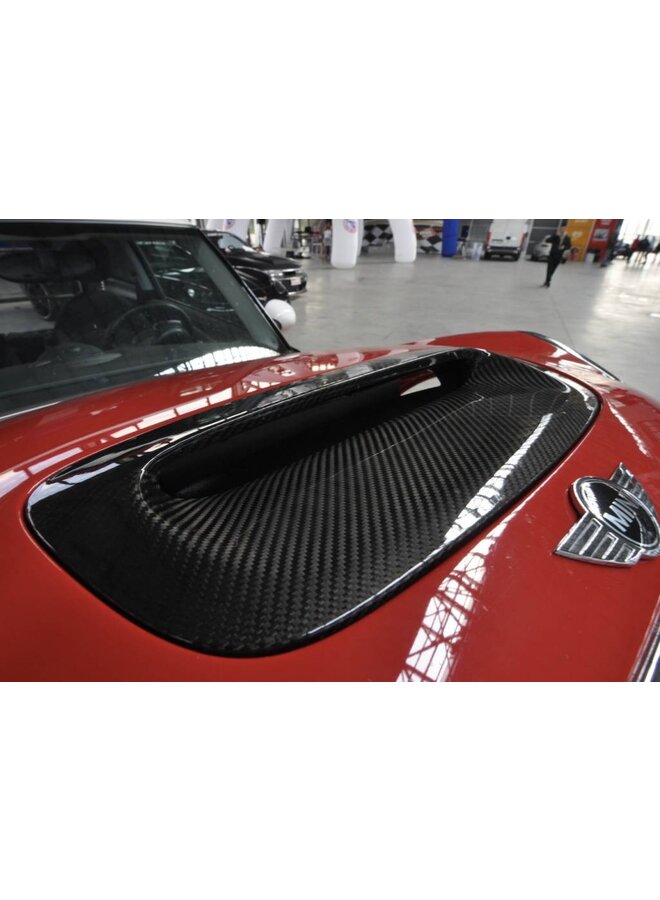 Carbon hood scoop Mini Cooper R56