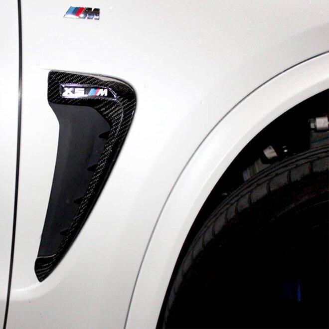 Carbon side air scoop