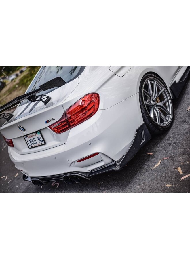 Diffusore in carbonio MAD fang tipo 2