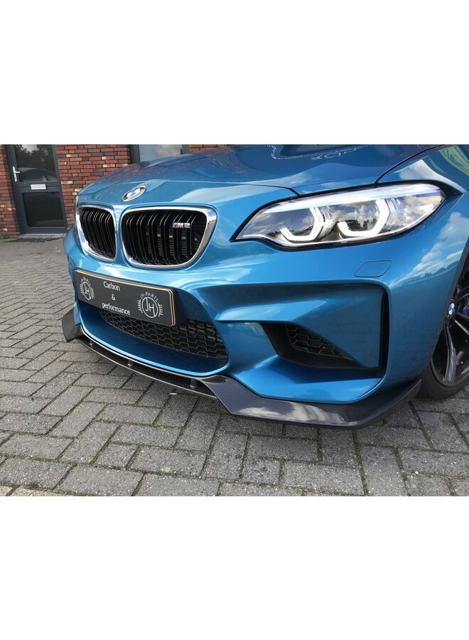 Carbon V Style front lip BMW F87 M2