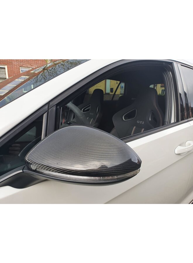 Carbon mirror covers Volkswagen golf 7