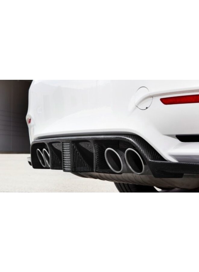 Carbon diffuser with brake light BMW F8x M3/M4