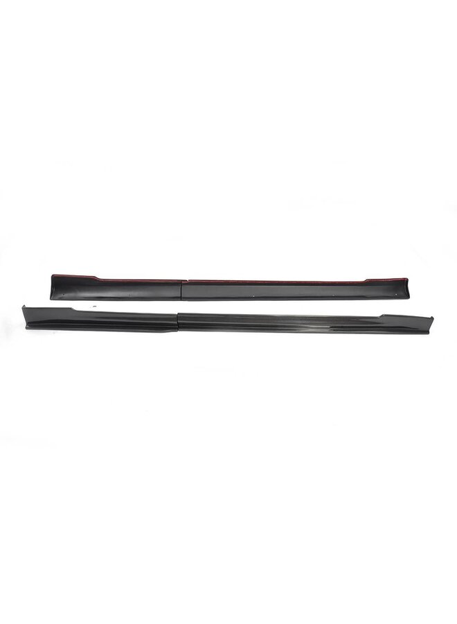 Carbon side skirt extensions Tesla Model S