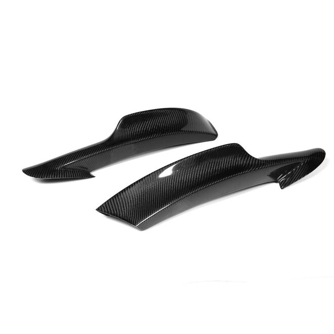BMW Serie 3 E90 E91 LCI Divisor de parachoques de carbono
