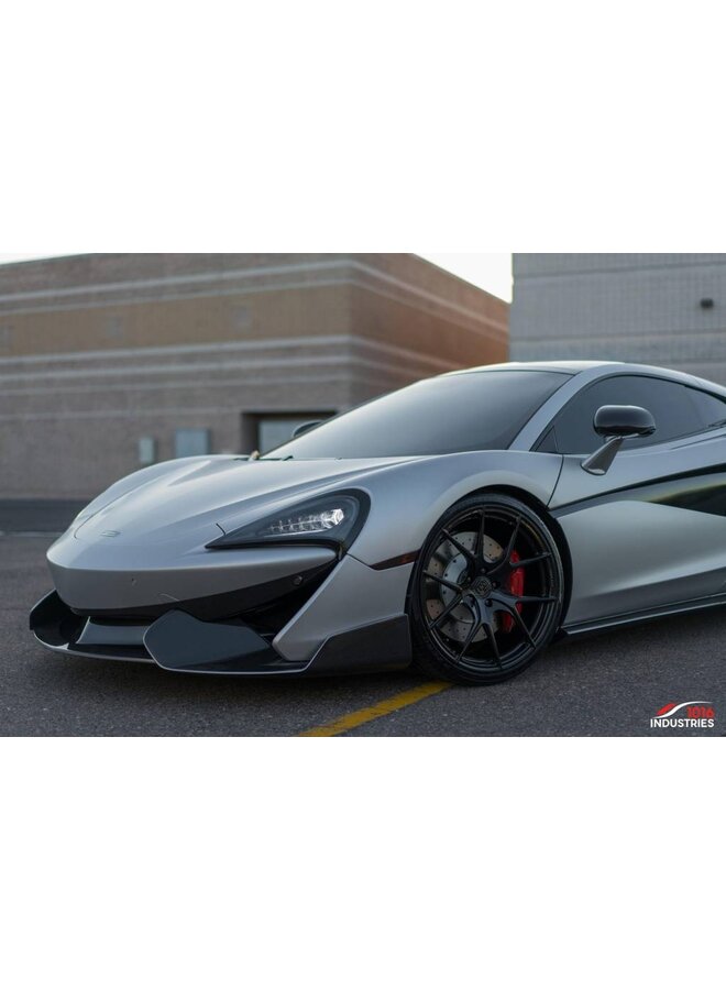 Divisor de labio delantero de carbono McLaren 570S