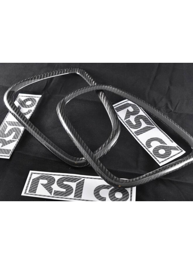 Carbon achterlamp rand cover Mini R56