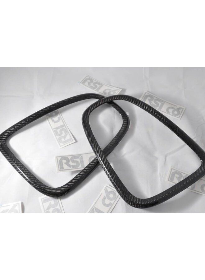 Carbon achterlamp rand cover Mini R56