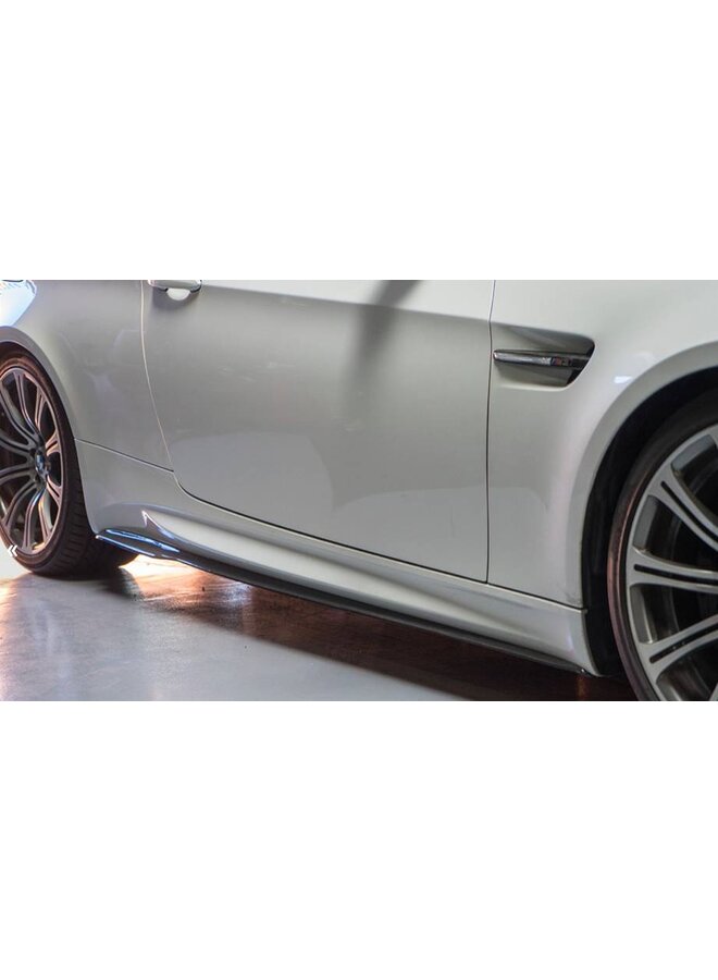 Carbon side skirt extensions E92/ E93 M3