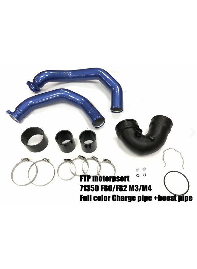 S55 Blauwe Charge Pipe + Boost pipe BMW M3 M4