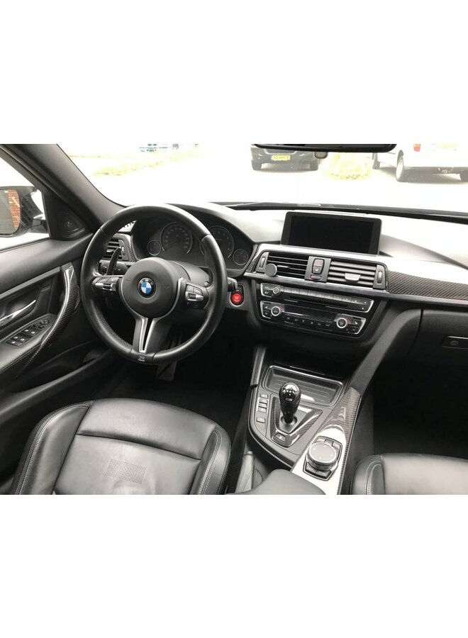 Carbon BMW F80 F82 F83 F87 M2 M3 M4 Carbon shifter + surround kit