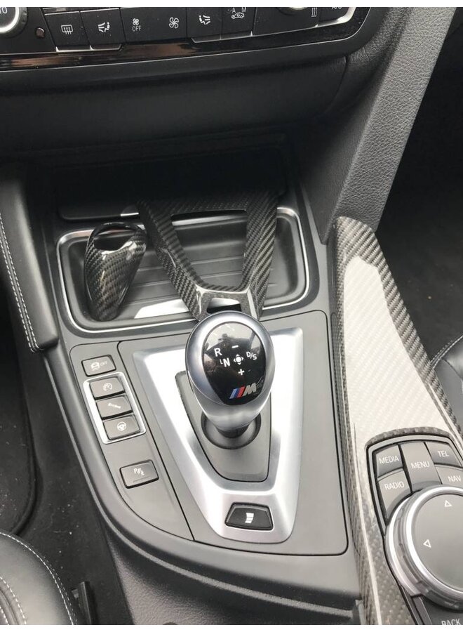 Carbon BMW F80 F82 F83 F87 M2 M3 M4 Carbon shifter + surround kit