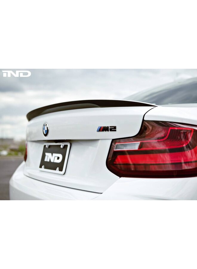 Hochglänzendes schwarzes BMW M2 Logo