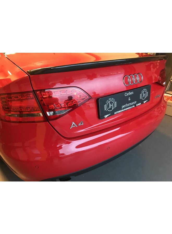 Spoiler stile Audi A4 in carbonio XS