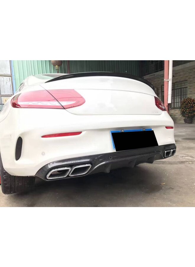 Diffusore in carbonio C63 (S) AMG Coupé
