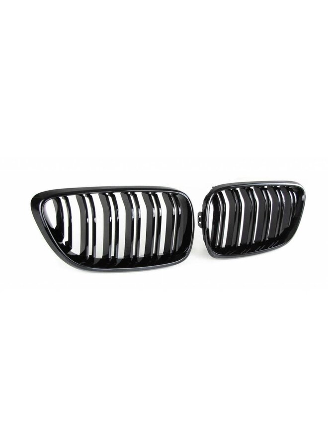 High-gloss black grill kidneys BMW 2 Series F22 F23