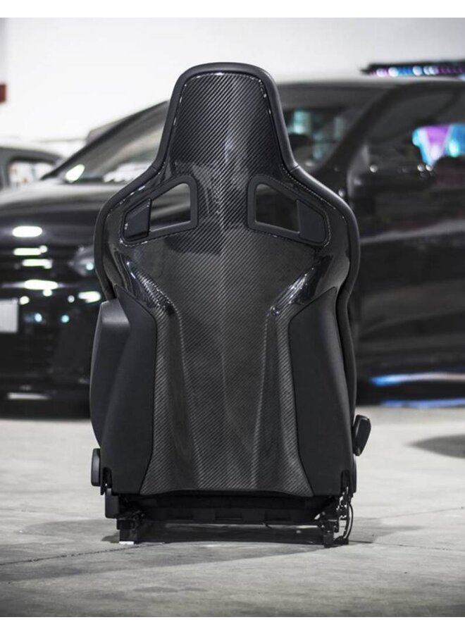 Carbon Recaro CS Stoel covers