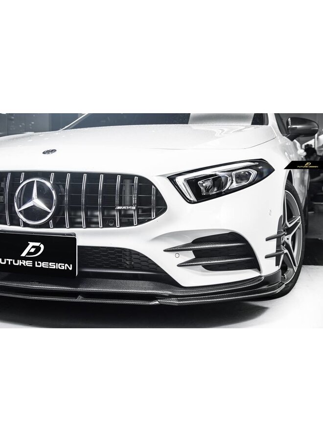 Carbon voorlip splitter Mercedes Benz W177