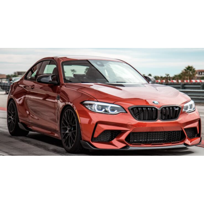 Lábio dianteiro estilo carbono P BMW F87 M2 Competition