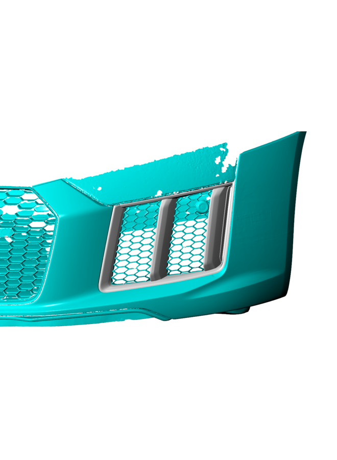 Cache carbone pour ventilation d'air en carbone