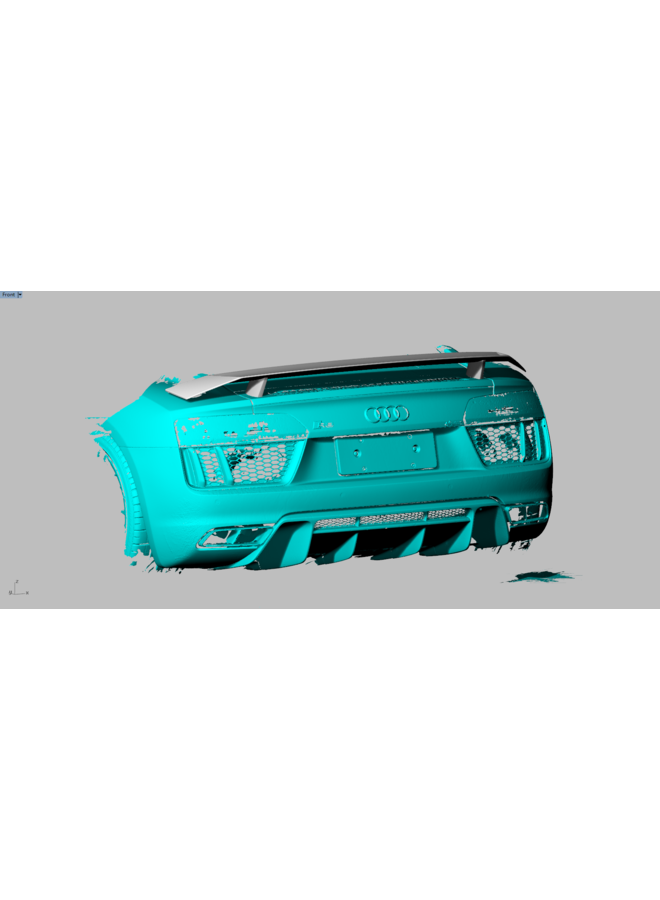 Spoiler de maletero de carbono Audi R8 V10 (Plus)