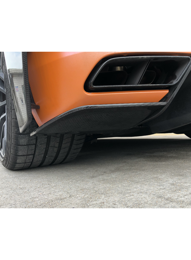 Divisor de para-choque traseiro em carbono Audi R8 V10 (Plus)