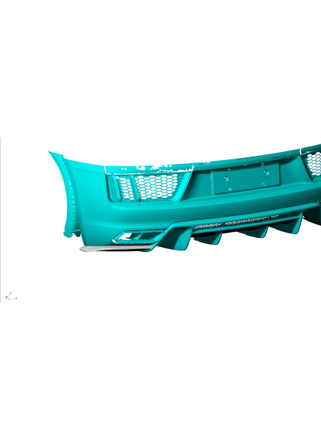 Répartiteur de pare-chocs arrière en carbone Audi R8 V10 (Plus)