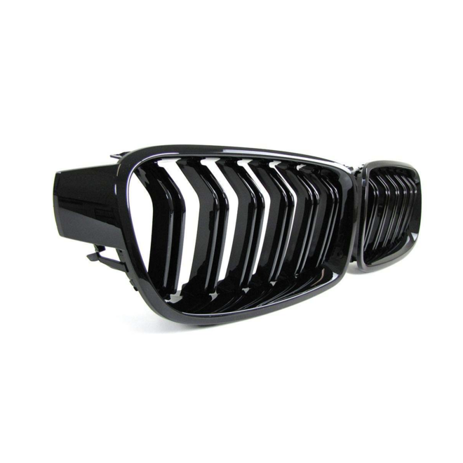 High-gloss black double-bar grill BMW F30 F31