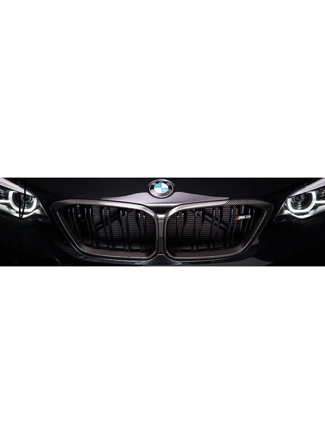 Calandre carbone BMW F87 M2 Compétition