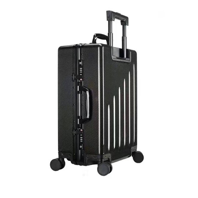 Carbon travel suitcase