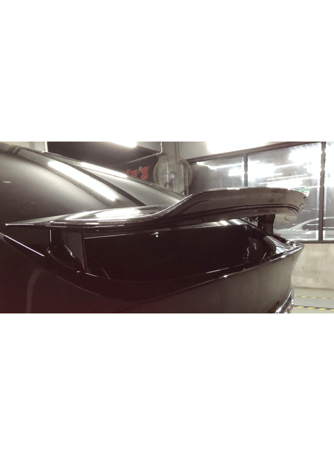 Carbon kofferbak spoiler lip Tesla Model X