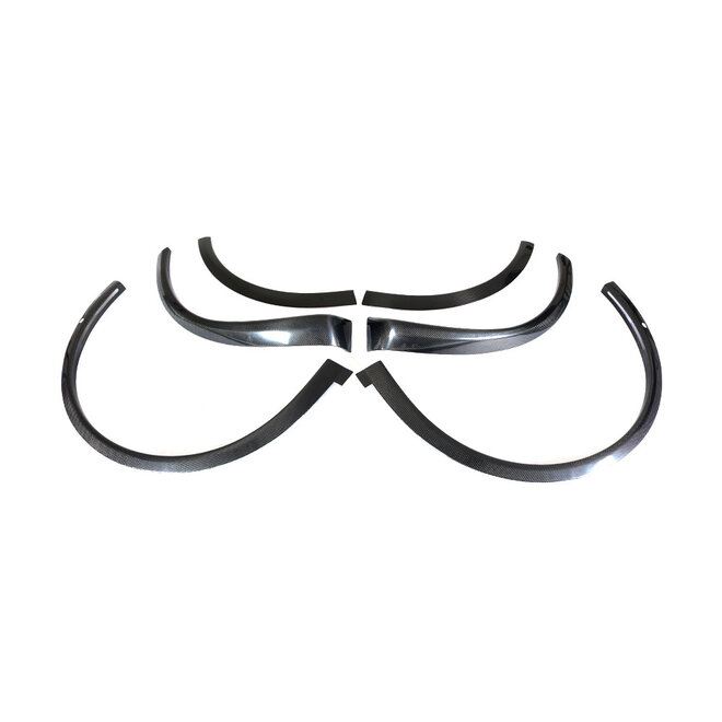 Carbon wheel arch edges Tesla Model X